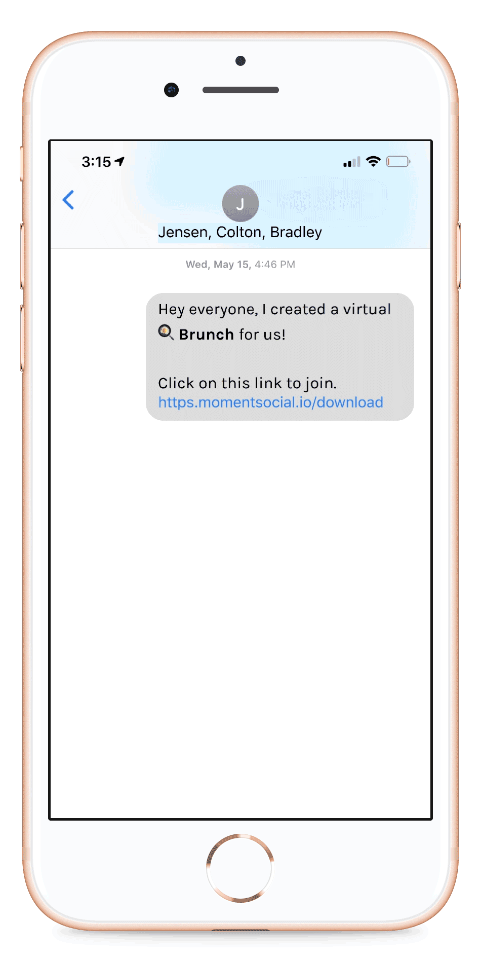 Gather - Receiving Invite